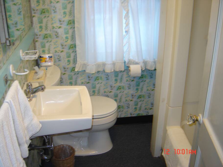 Small bathroom for all your needs.