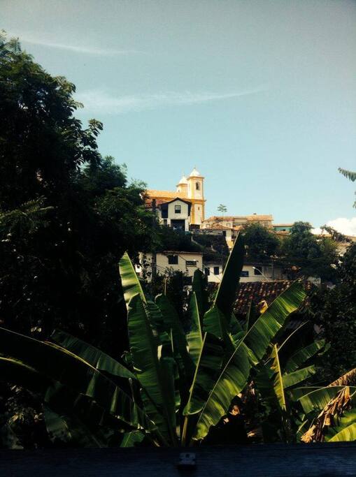 Vista dos quartos