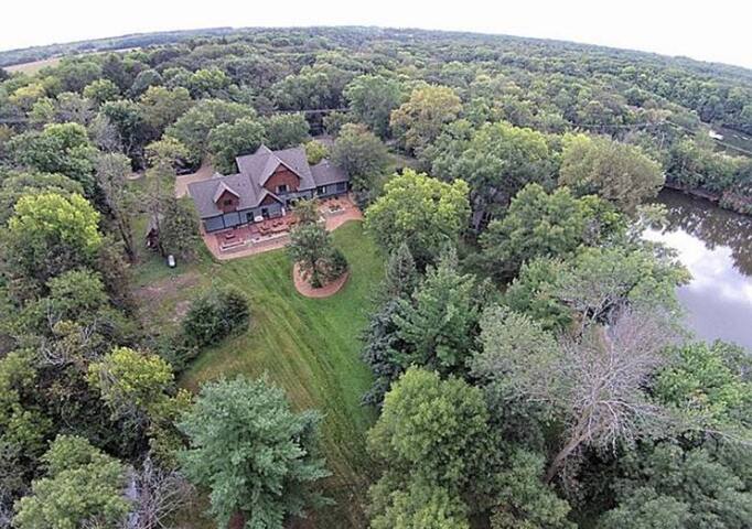 Waterfront property on 3 acres with home theater gallery image 2