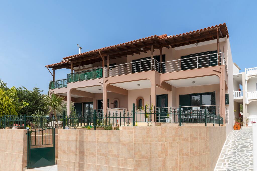 The exterior of the house