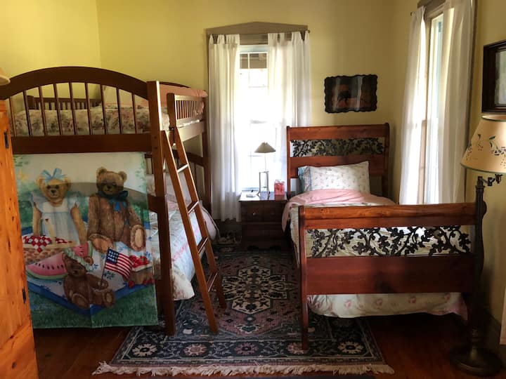 Bunk Beds and a Single Sled Bed 