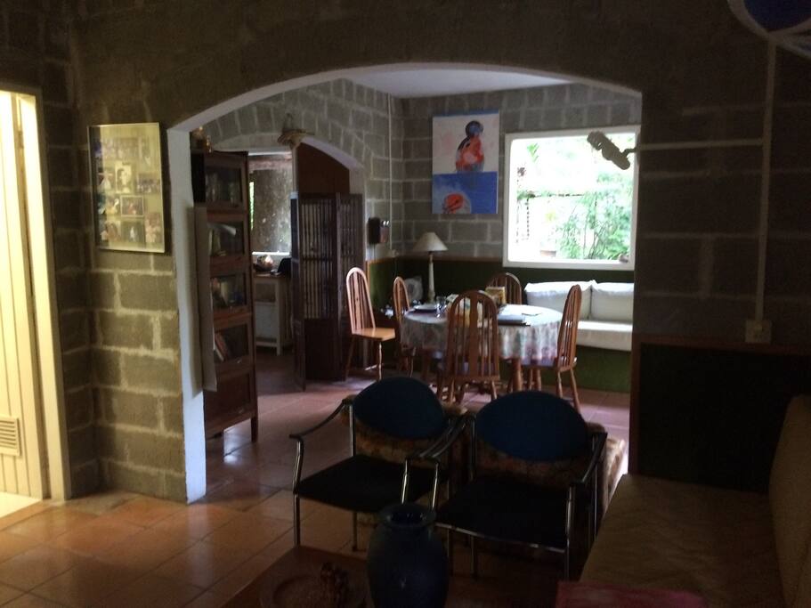 sala de jantar e de estar