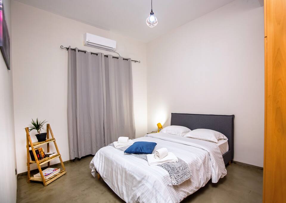 The spacious double bedroom