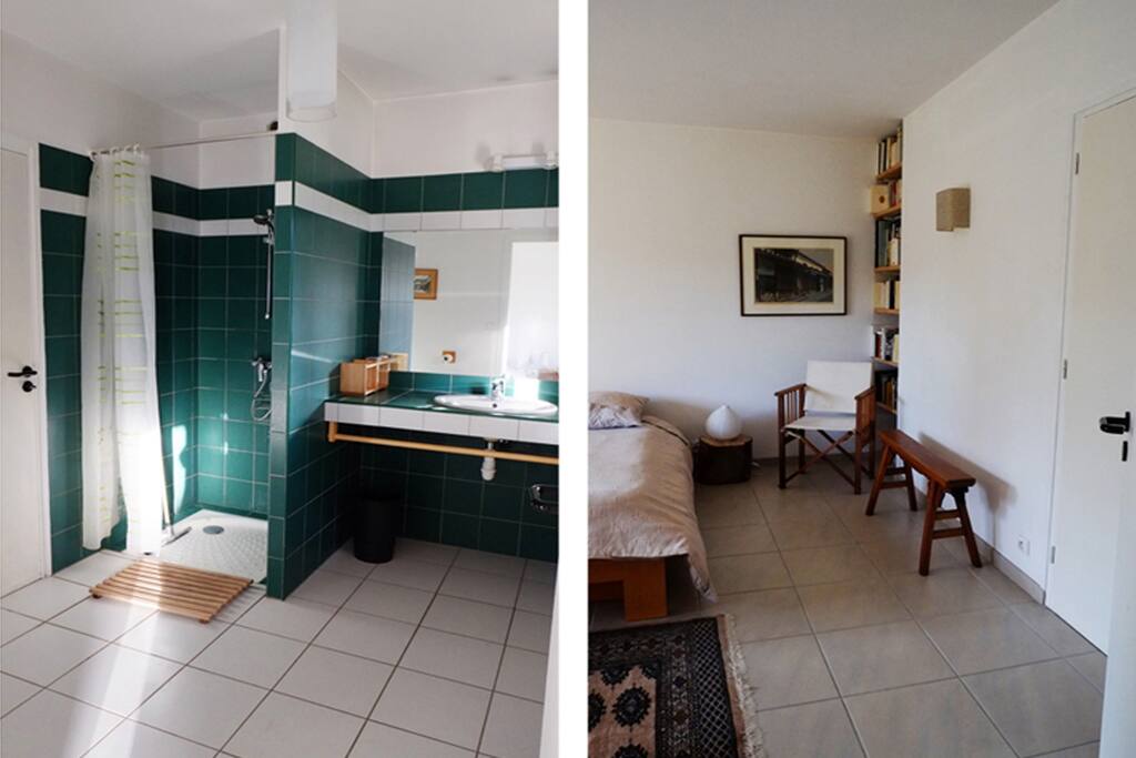 En suite shower room of downstair's bedroom