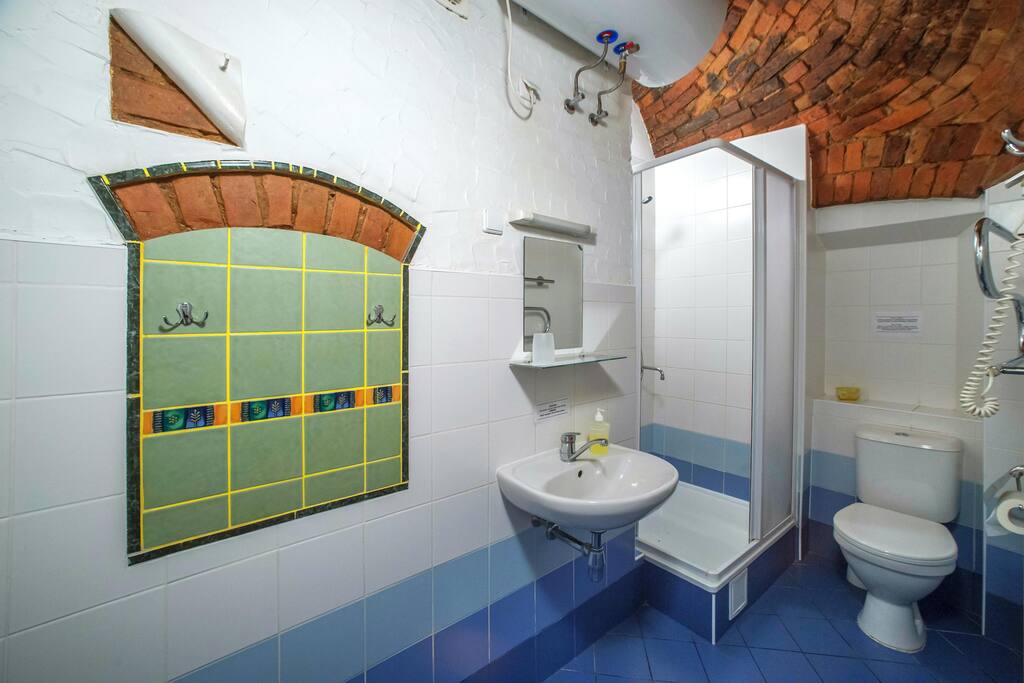 Private bathroom.