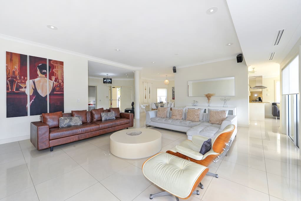 Spacious main lounge