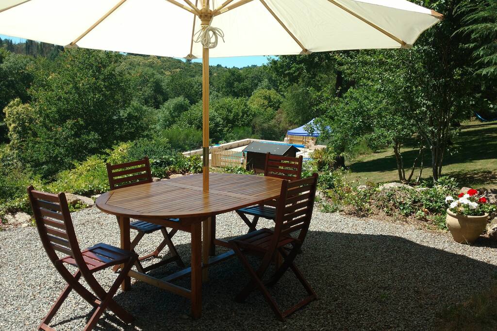 The terrace