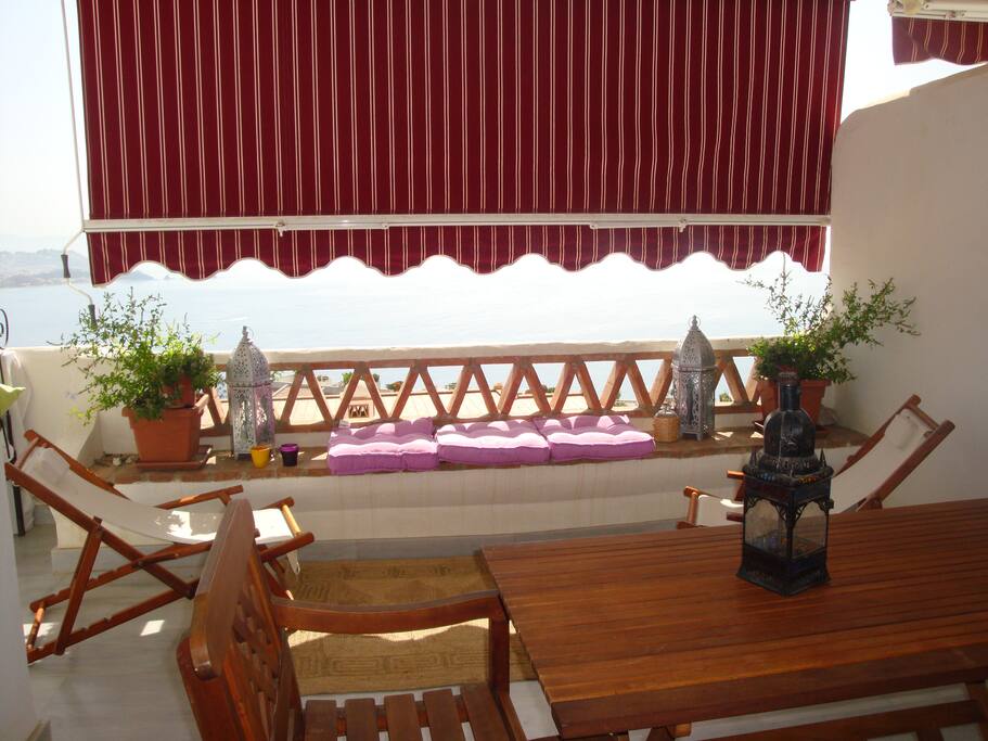 Parte de la terraza