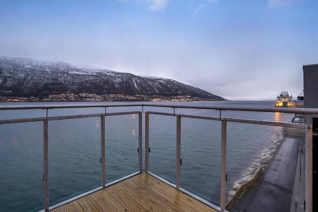 view from the balcony