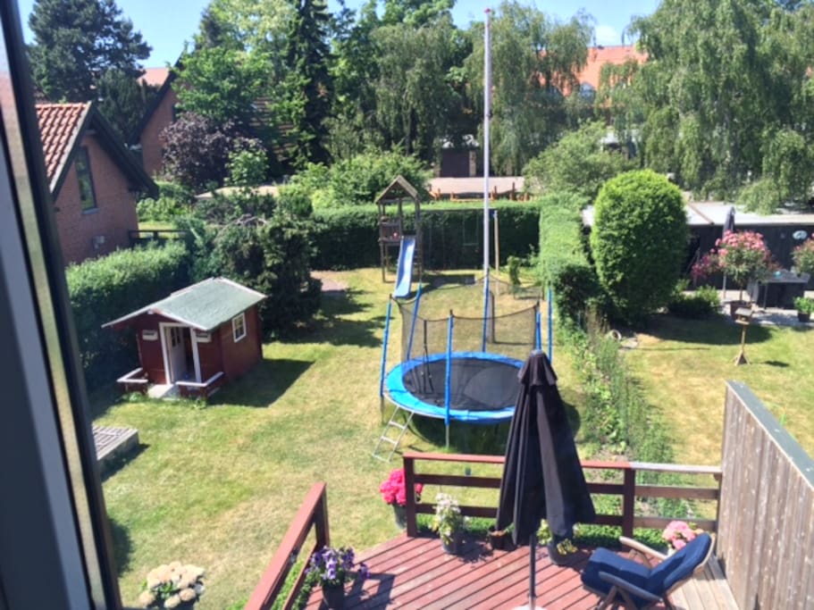 Garden view from bedroom