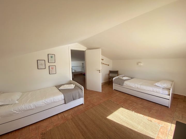 Room 4 Mezzanine with 2 drawer beds (sleeps 4 people)