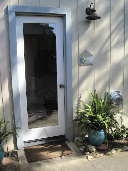 Private studio entrance