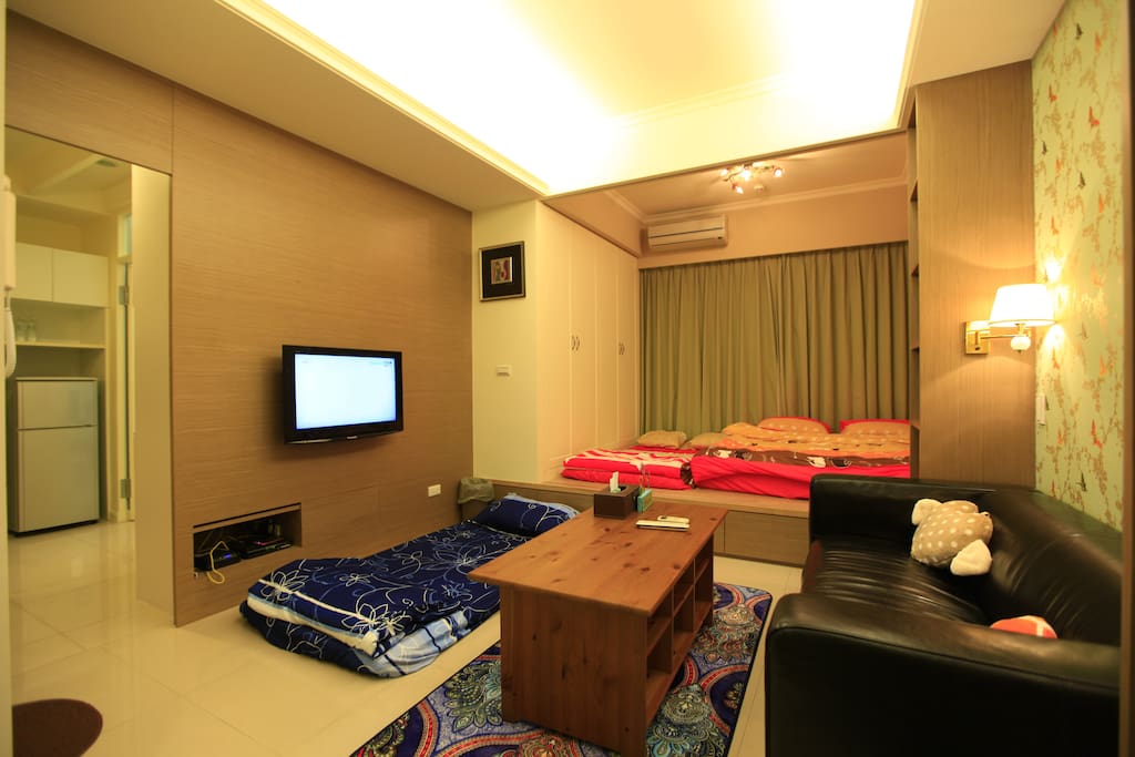 客廳&和室(加床) living room&Japanese-style room(extra bed)