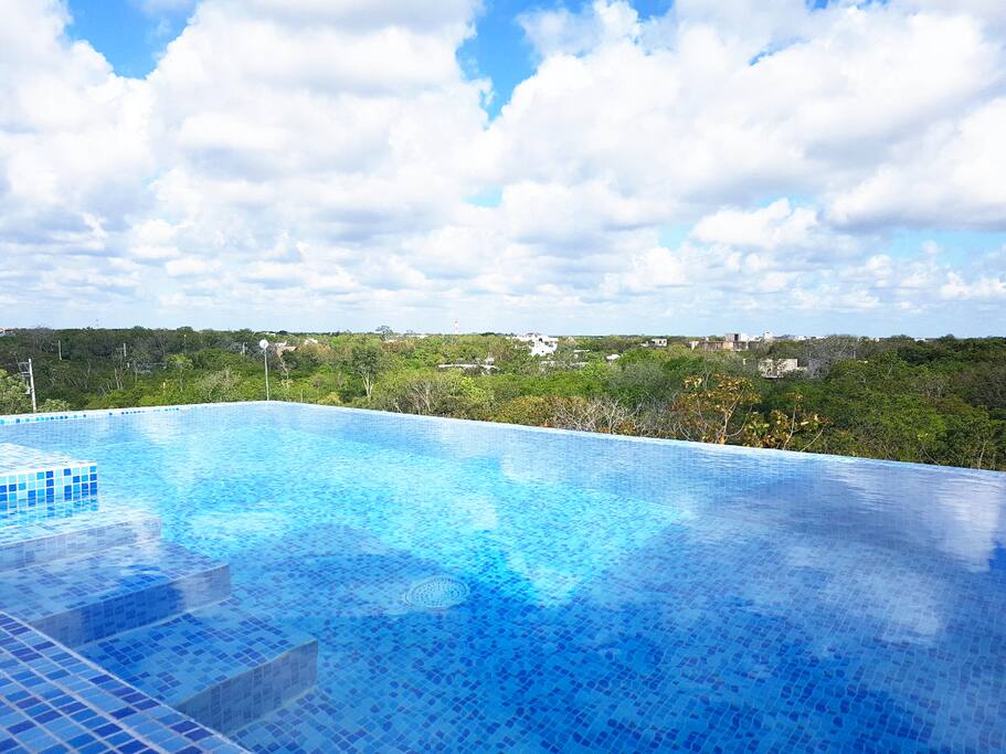Piscina Infinitum en Rooftop PRIVADO / PRIVATE Rooftop Infinity Pool