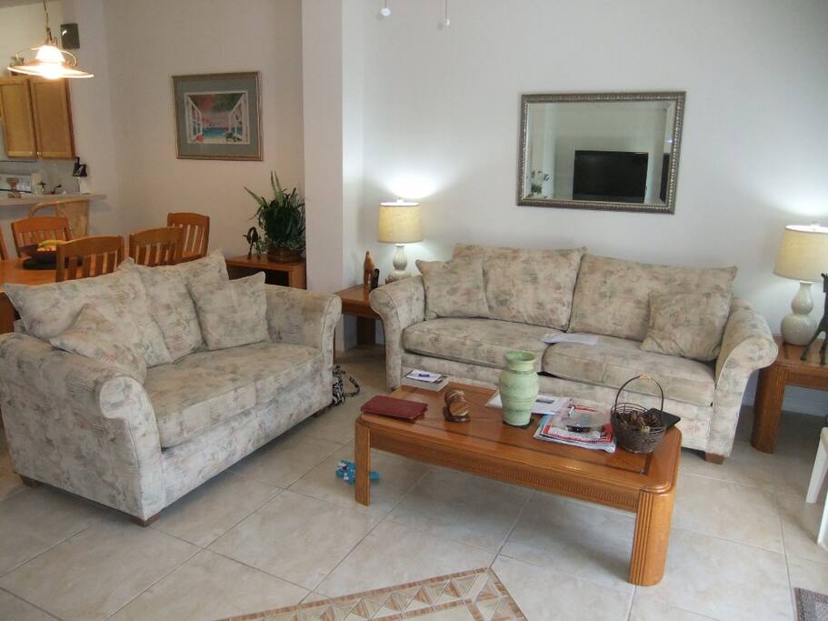 Spacious comfortable seating