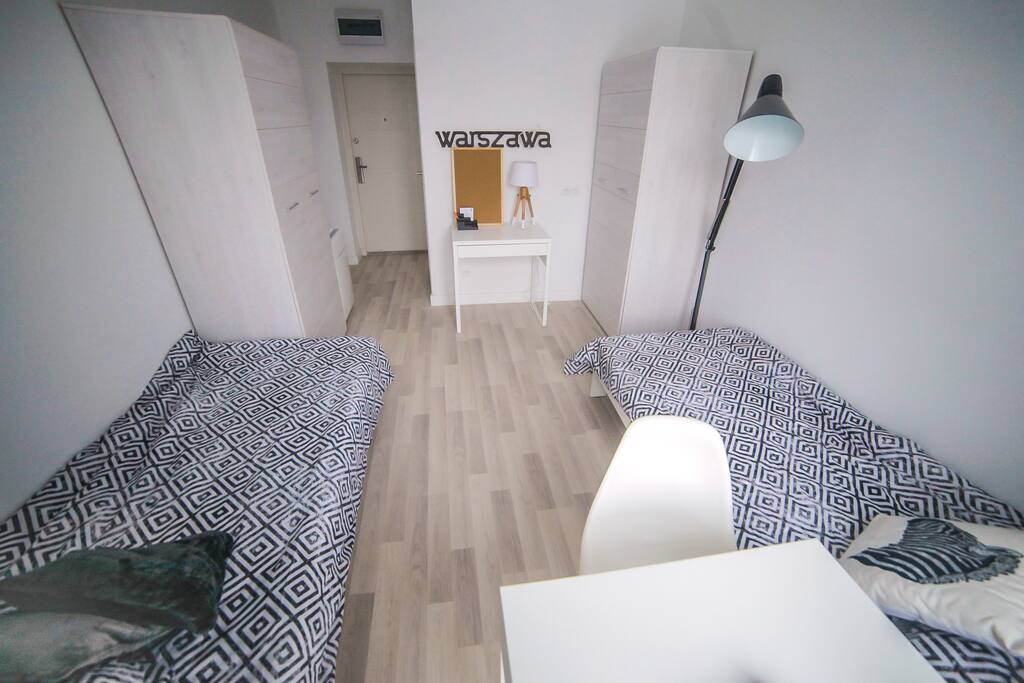 2 single beds