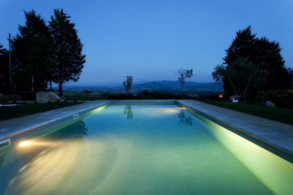 Pool by night