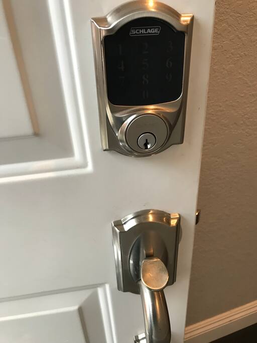 Keypad entry for main entry