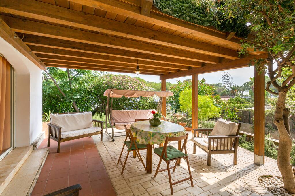 Veranda all'aperto
