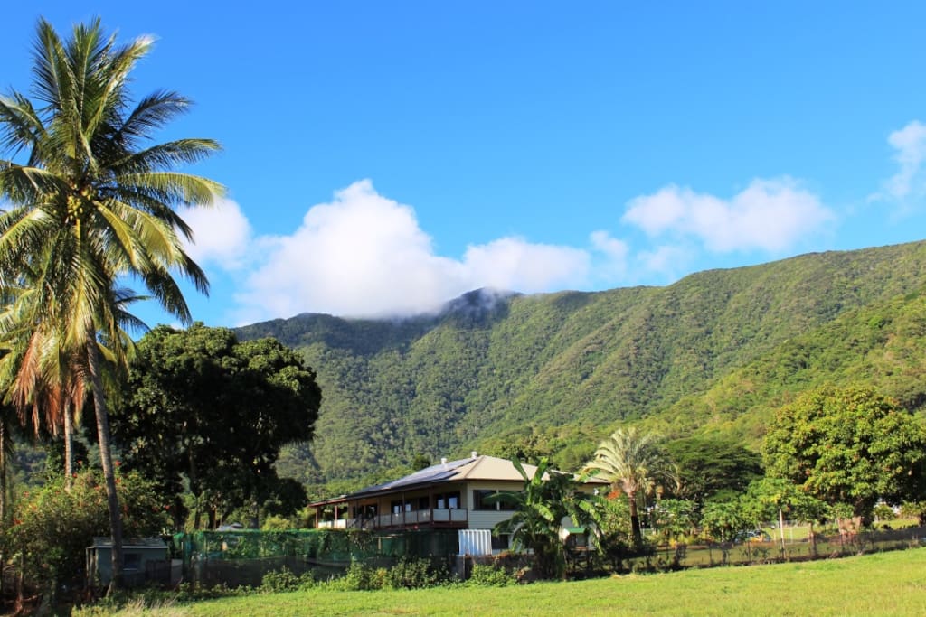 Beautiful mountain backdrop