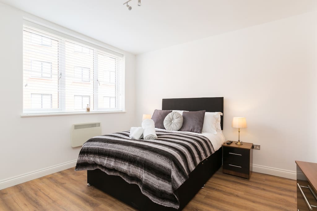 Spacious bedrooms