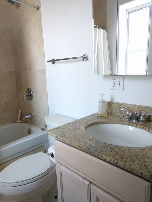 Private bath/shower/Jacuzzi