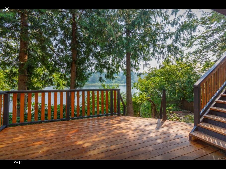 Lower patio
