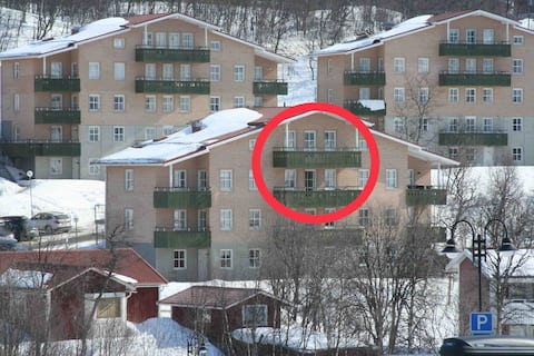Accommodation near the lift in Tänndalen (78 sqm, 2 floors)
