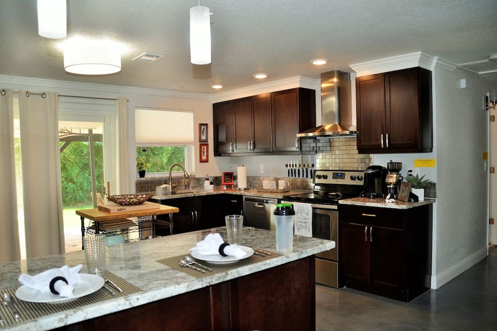 Remodeled kitchen with Granite and Stainless