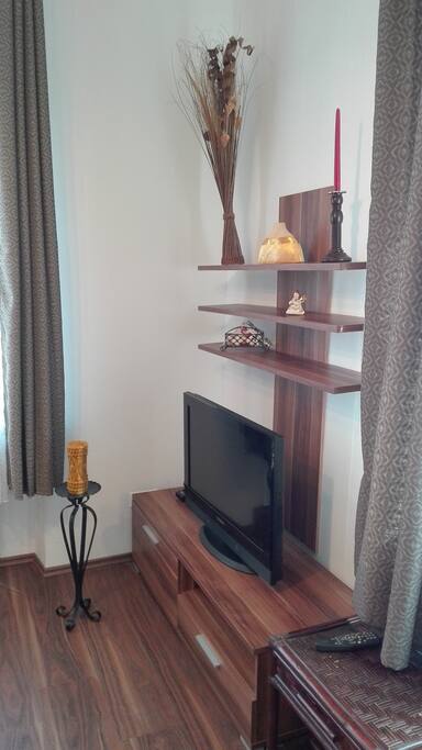 Wohnzimmer mit TV