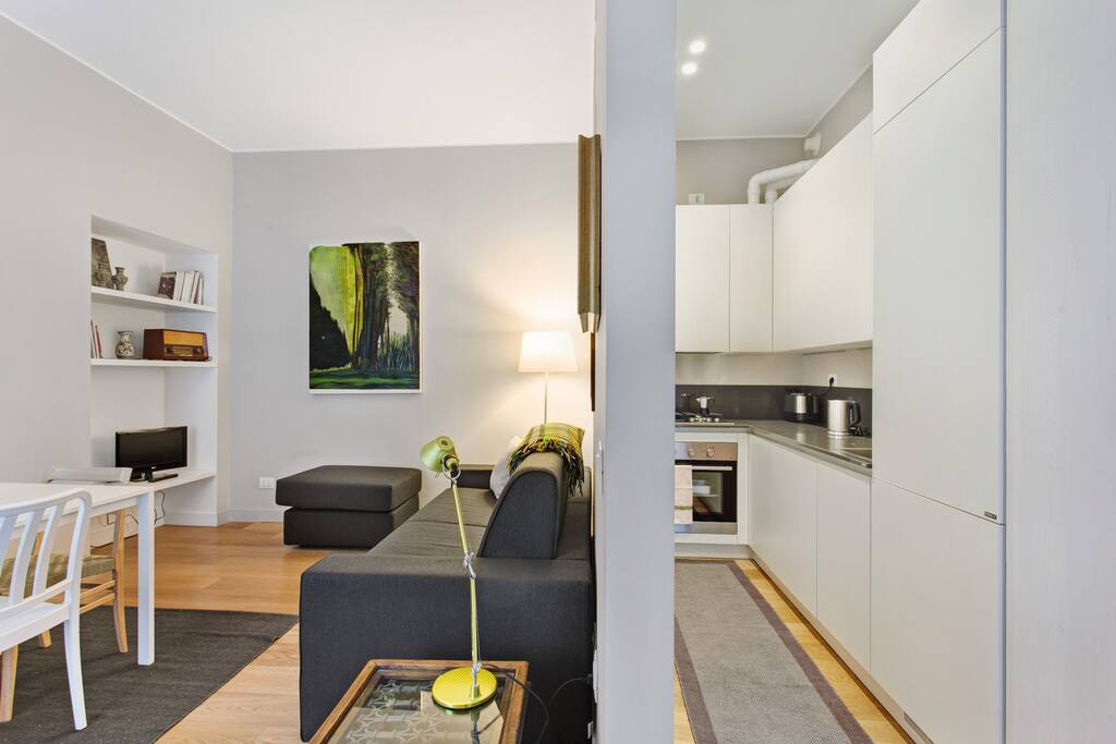 The Living room & The Kitchen