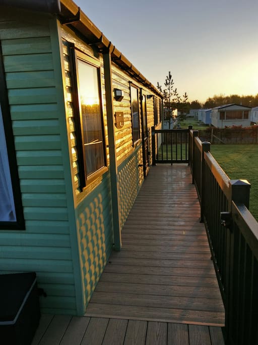 Sunrise by the home