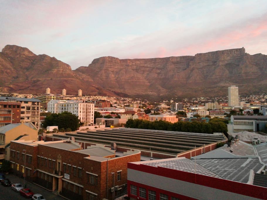 View of table mountain from apartment