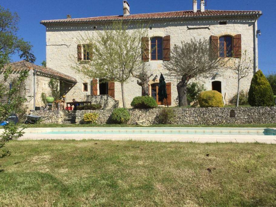 Achteraanzicht Gîte Notaire