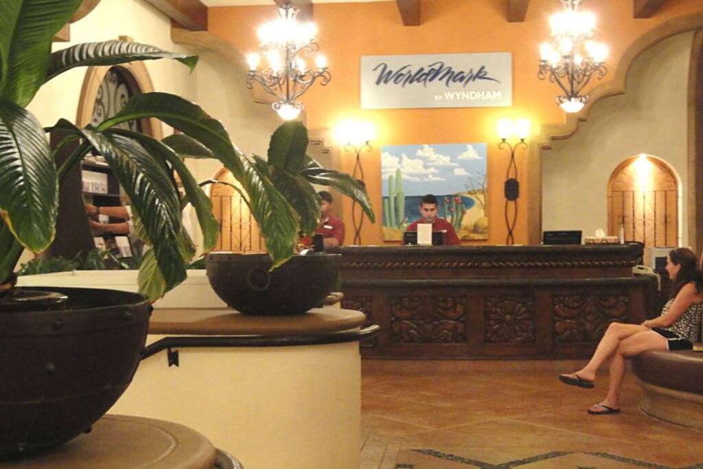 Check in desk