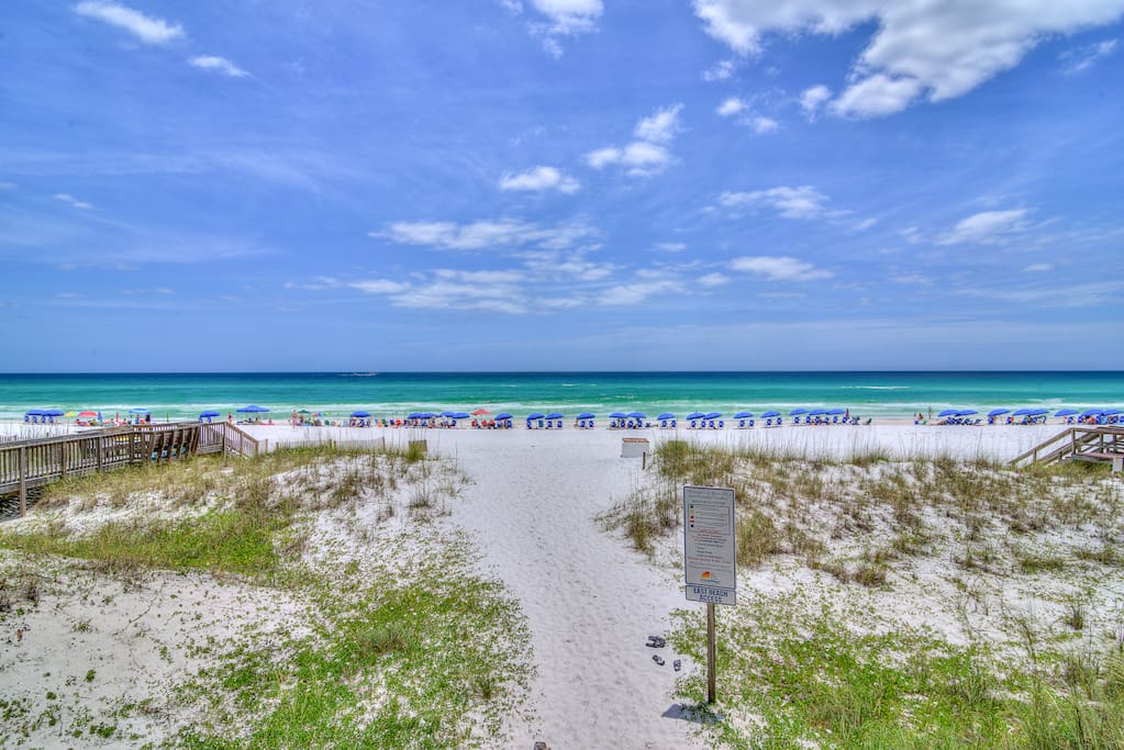 Beautiful white sand beach