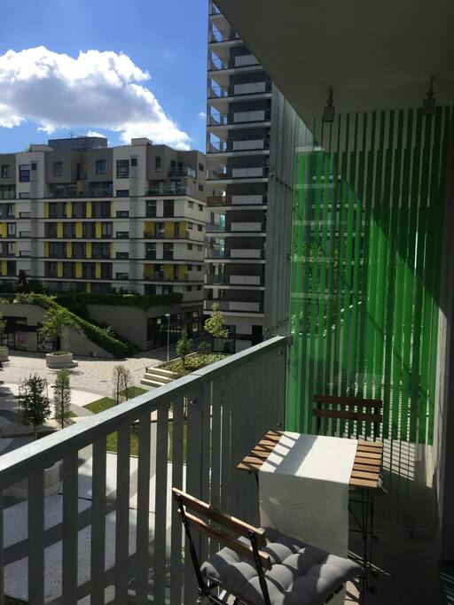 Balcony ideal for breakfast and evening chill