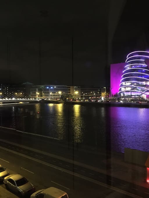 Night time river views / Convention Centre