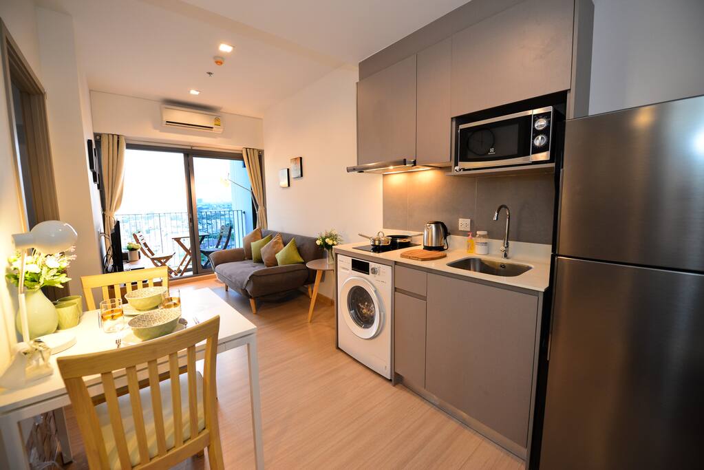 Fully equipped kitchen