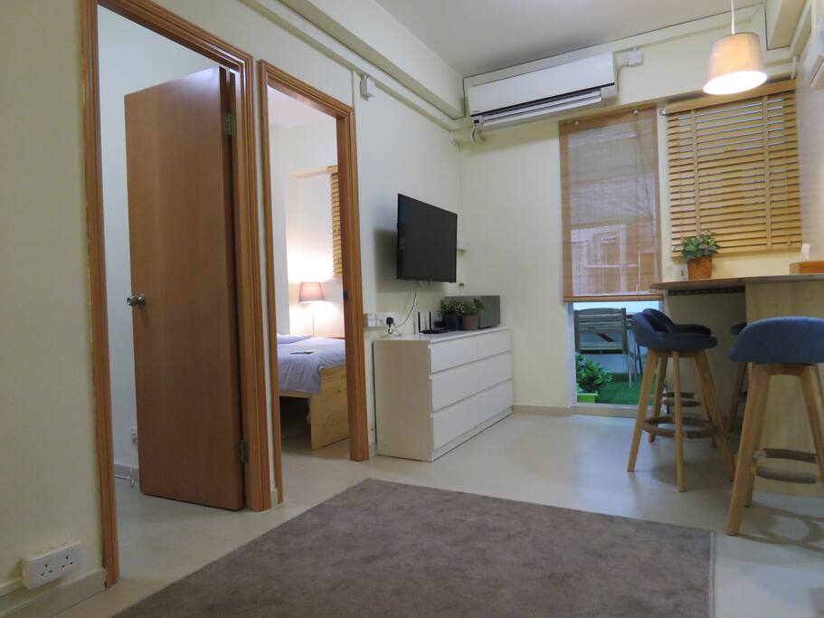Living Dining Room with Large Balcony