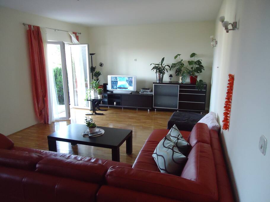 Huge living room with over 40 m2 of space!