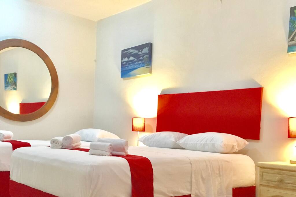 Tulum: triple room private terrace wiew