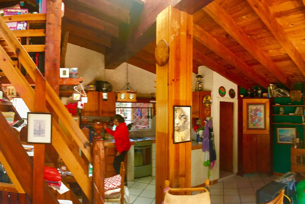 Interior: Cocina y baño