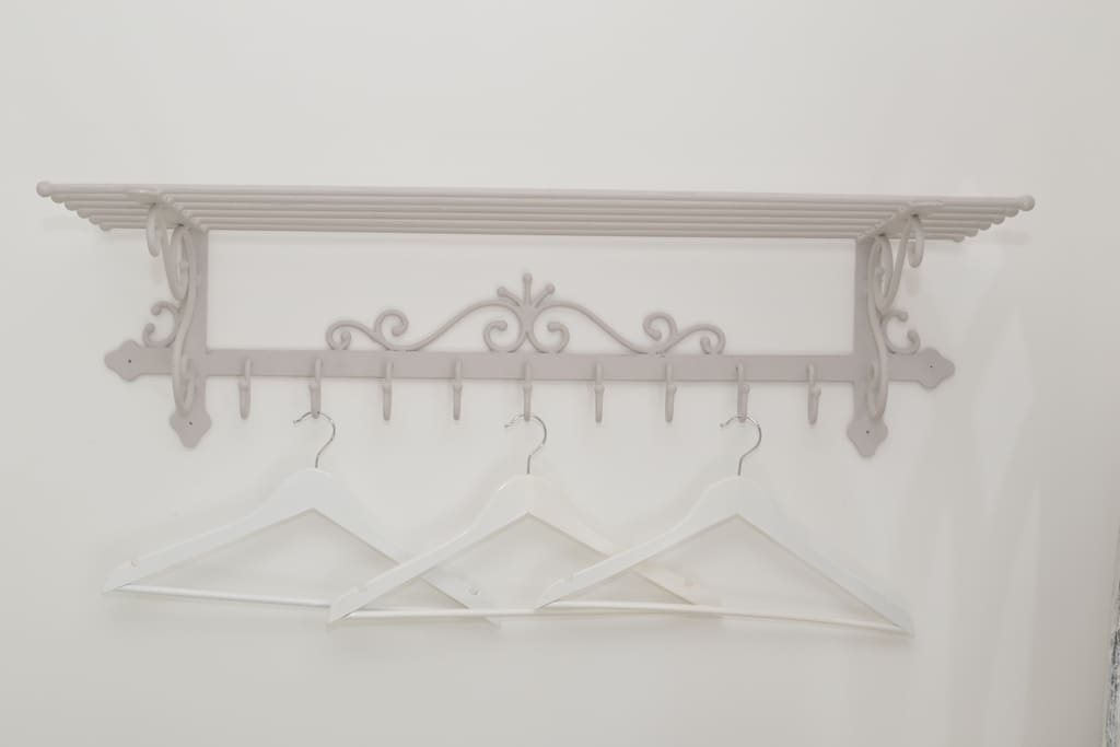 This french piece adds storeage & hanging space for your clothes.
