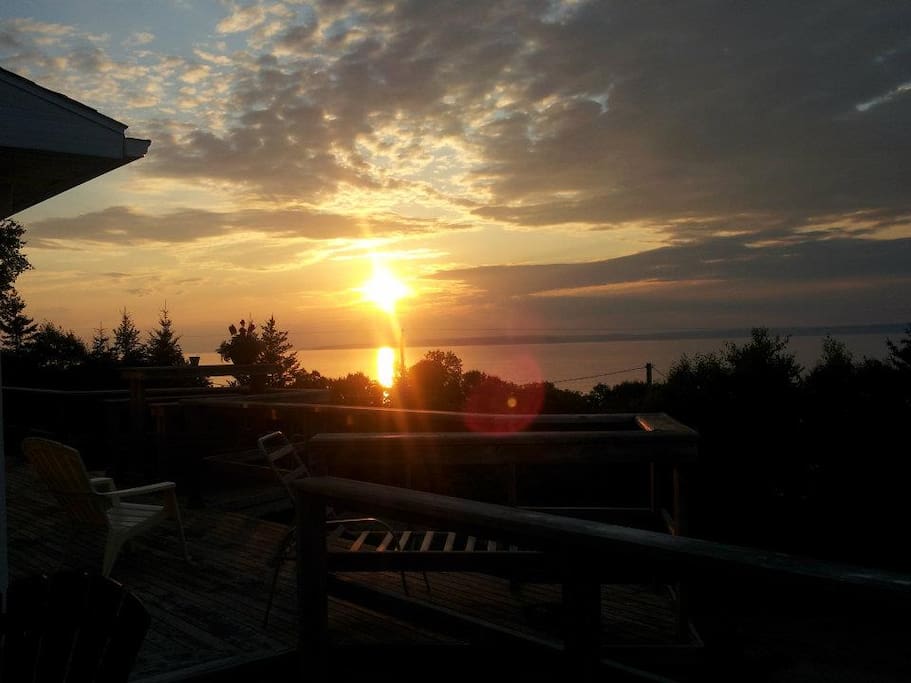 Sunsets on the water