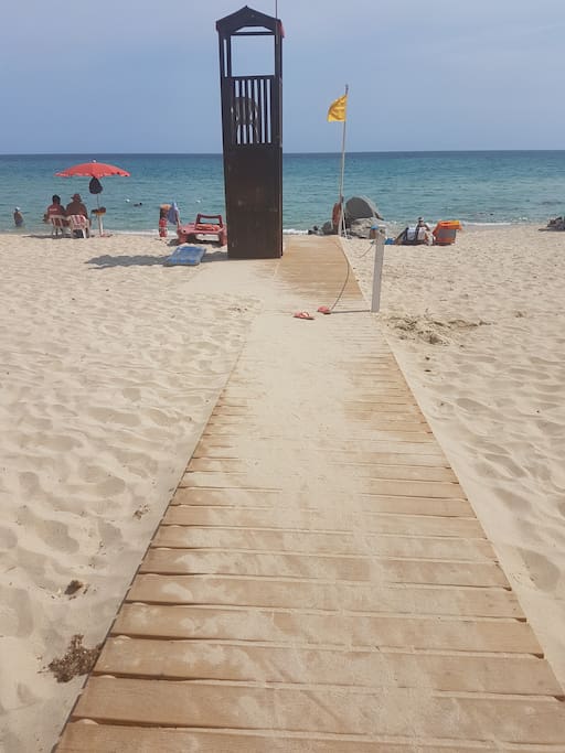 accesso spiaggia privata residence Free Beach