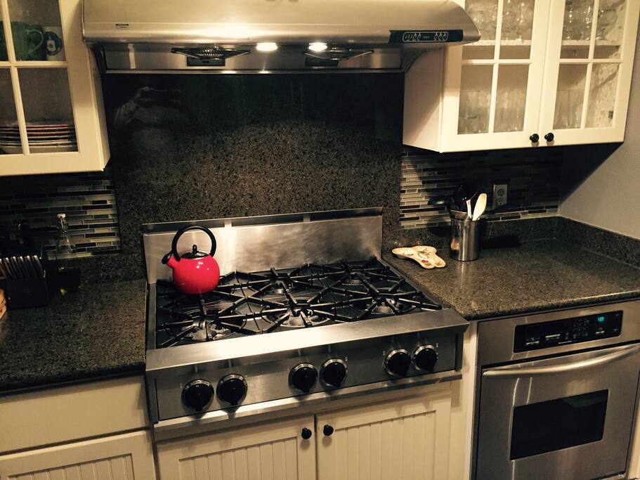 6-burner commercial range
