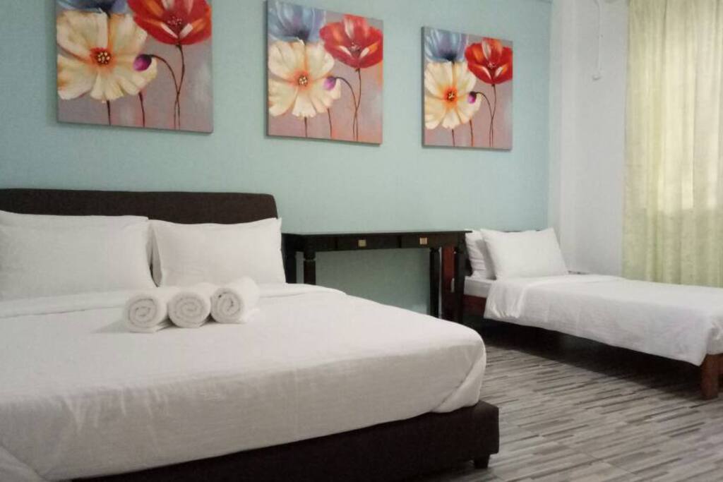 Second bedroom (1 queen 1 single)