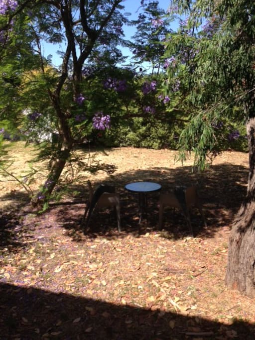 Lovely peaceful private garden area.