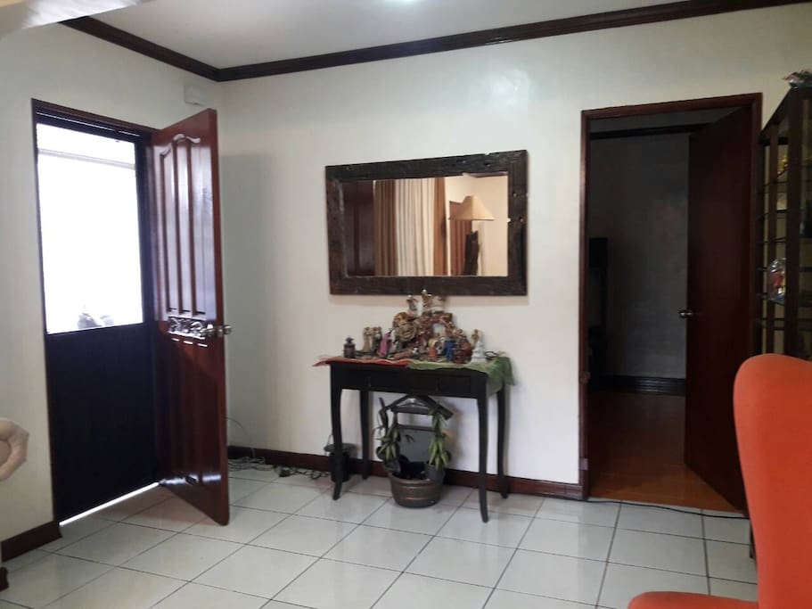 Guest room entrance